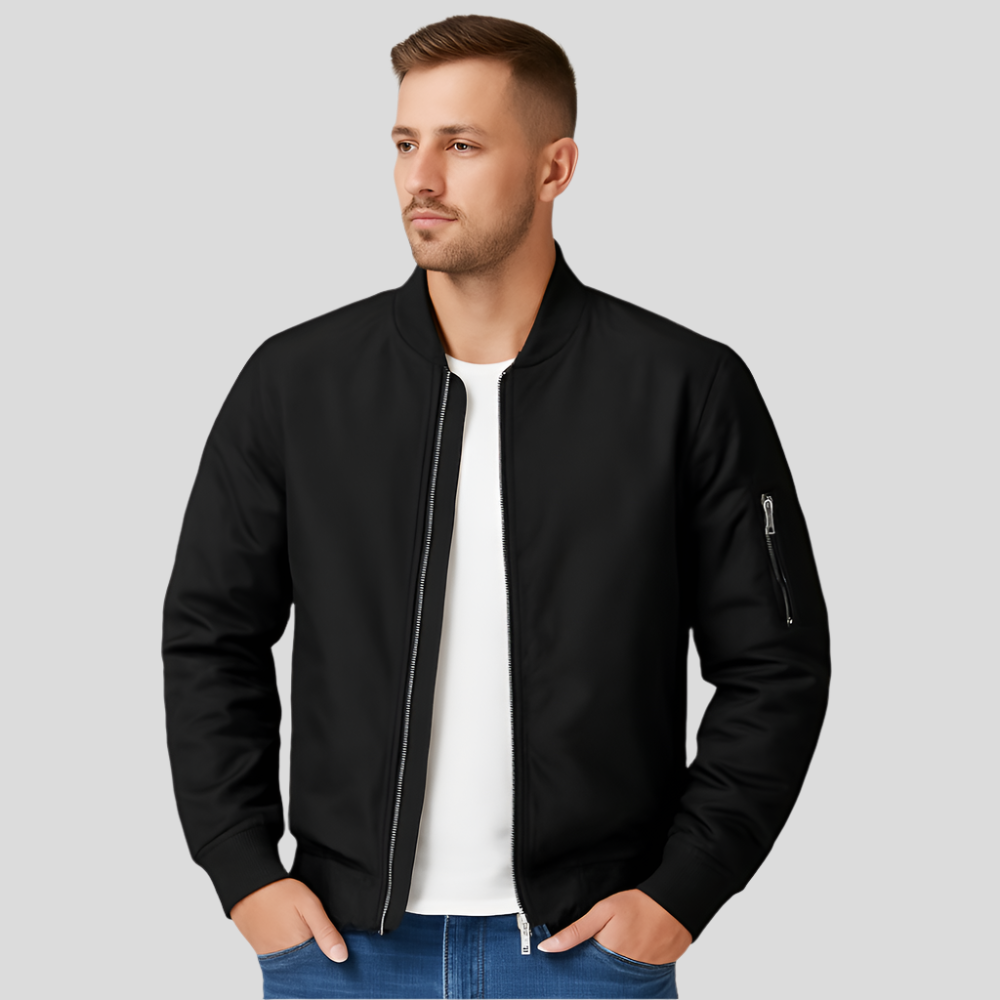 Cazadora de hombre estilo bomber minimalista - Danilo