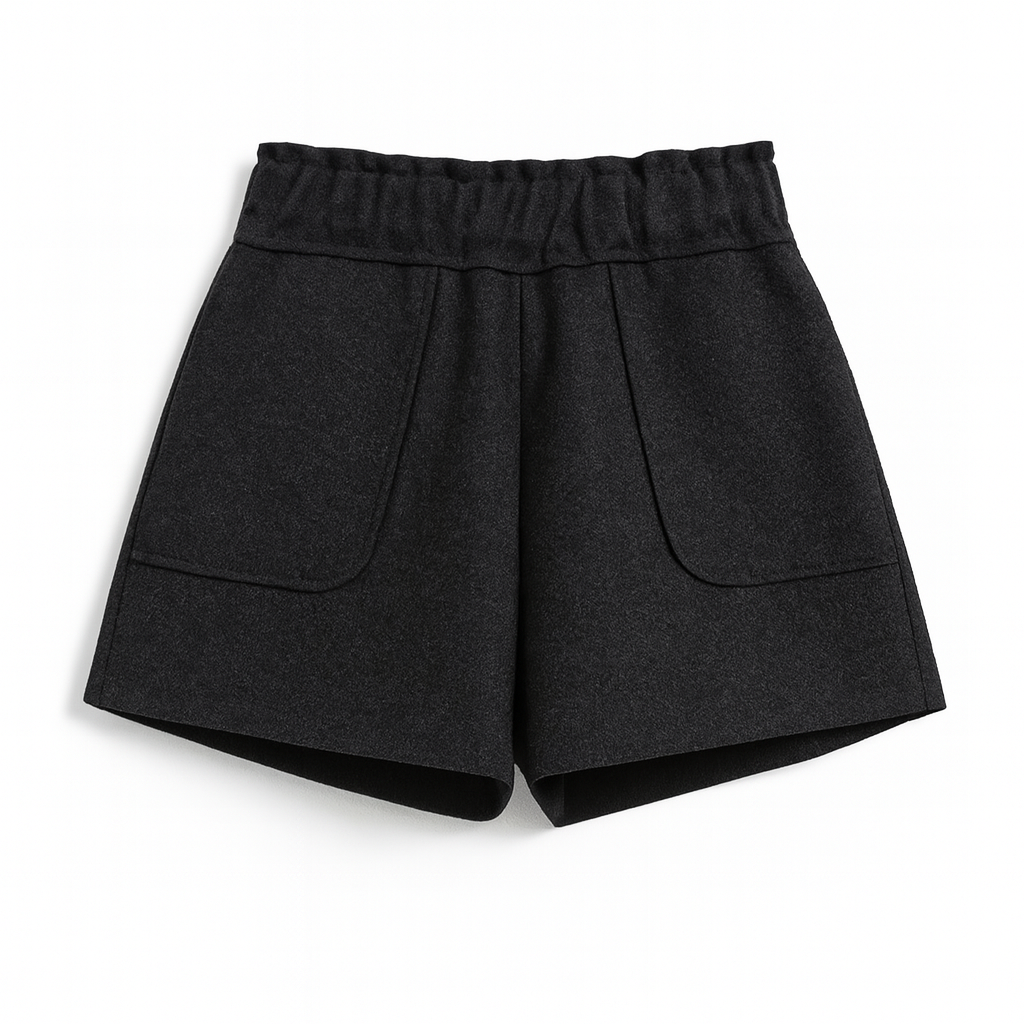 Shorts de tiro alto con bolsillos amplios - Noelle