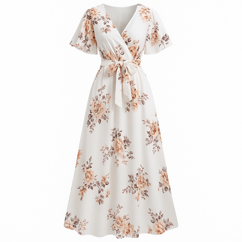 Vestido largo floral mujer - Sorelia