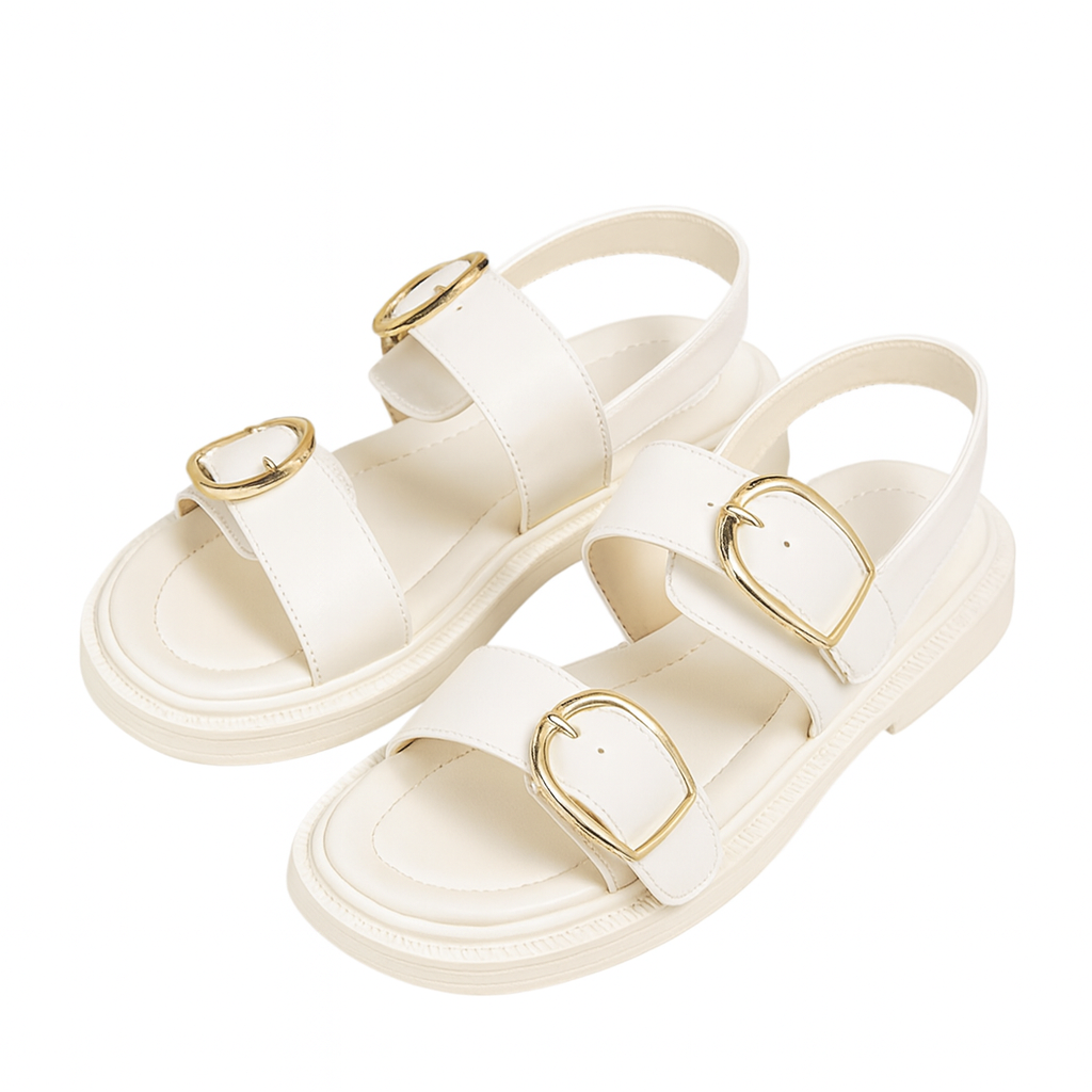 Sandalias de mujer con hebillas metálicas - Liora
