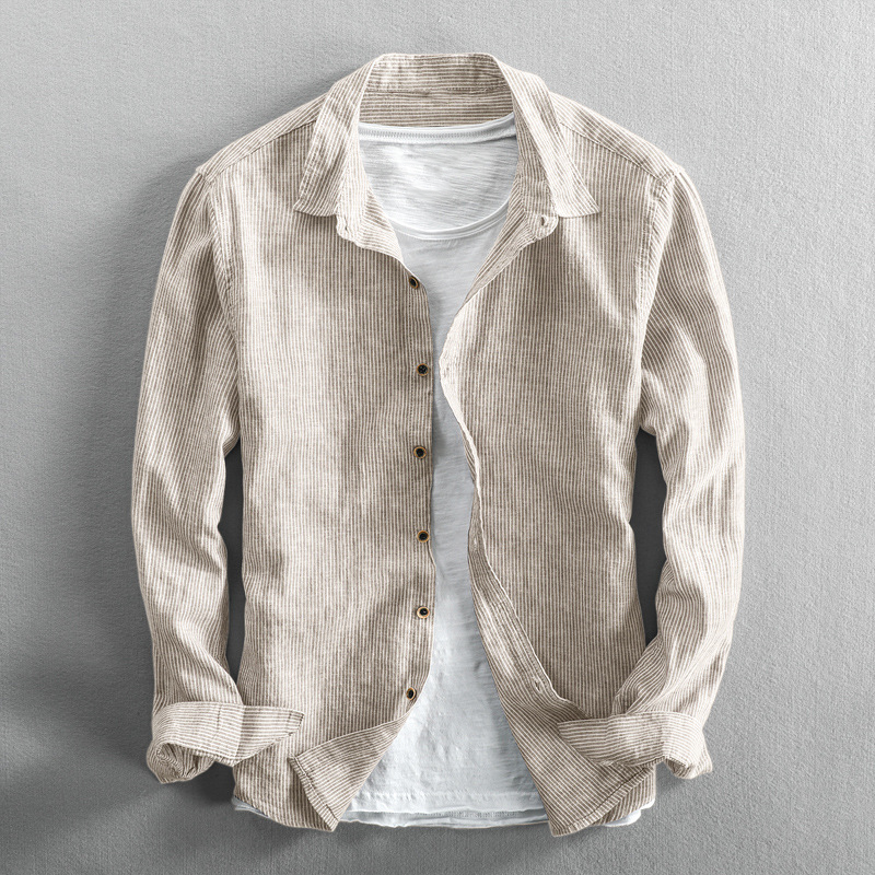 Constantino - Camisa de Lino a Rayas