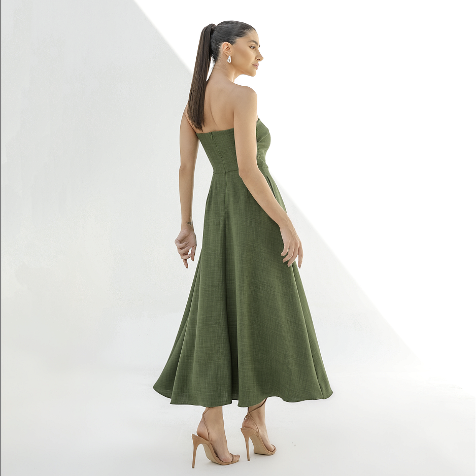 Ursula - Vestido elegante strapless