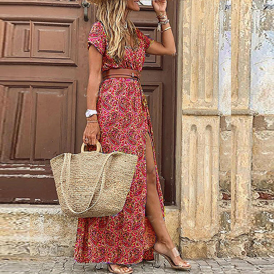 Cazzu - Un vestido bohemio chic y cómodo