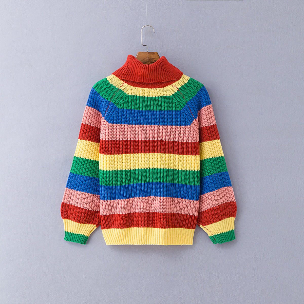 Desirée - Jersey de rayas Rainbow para mujer