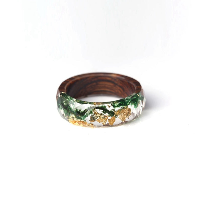 Anillo de madera Orchidea Emilia-Calou