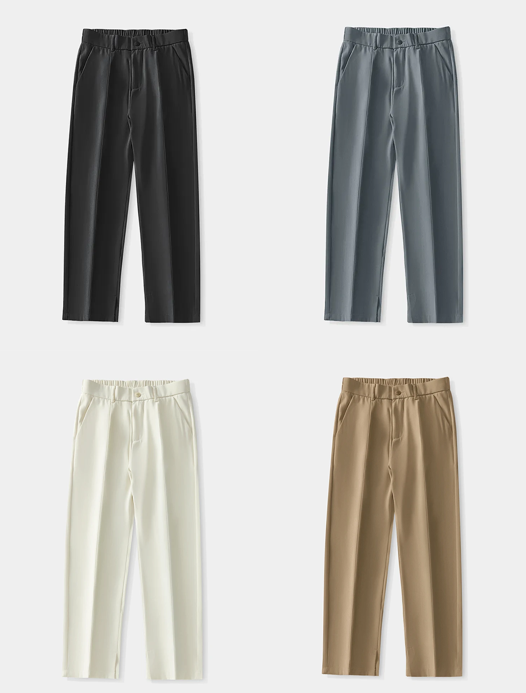 Pantalones plisados modernos