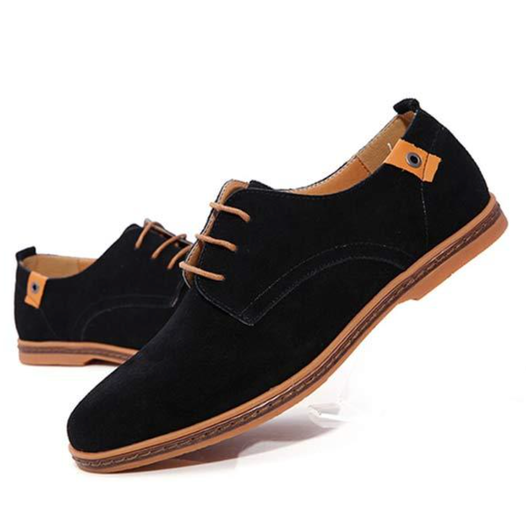 Masimo - Elegantes zapatos de ante para hombre