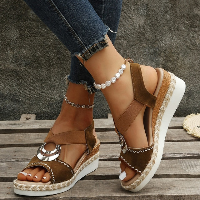 SANNE - Sandalias ortopédicas con cuña