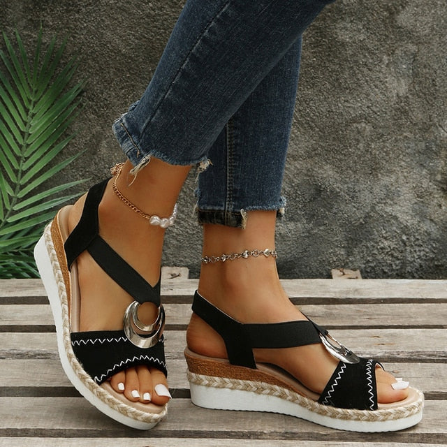 SANNE - Sandalias ortopédicas con cuña