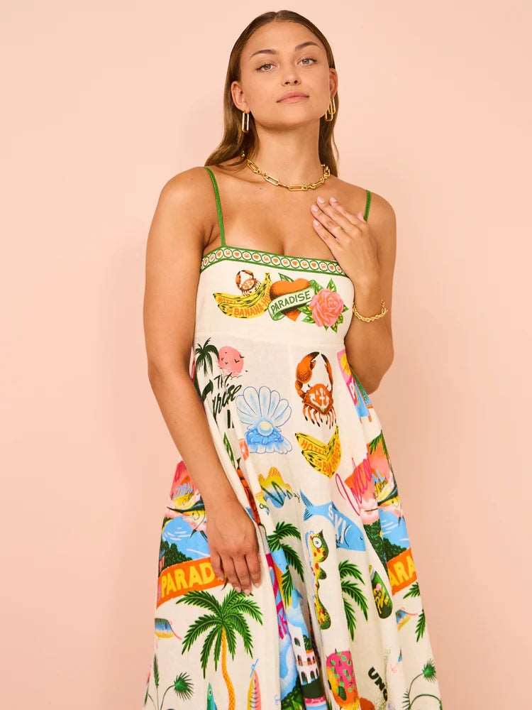 Vestido paraíso de verano de Frovian