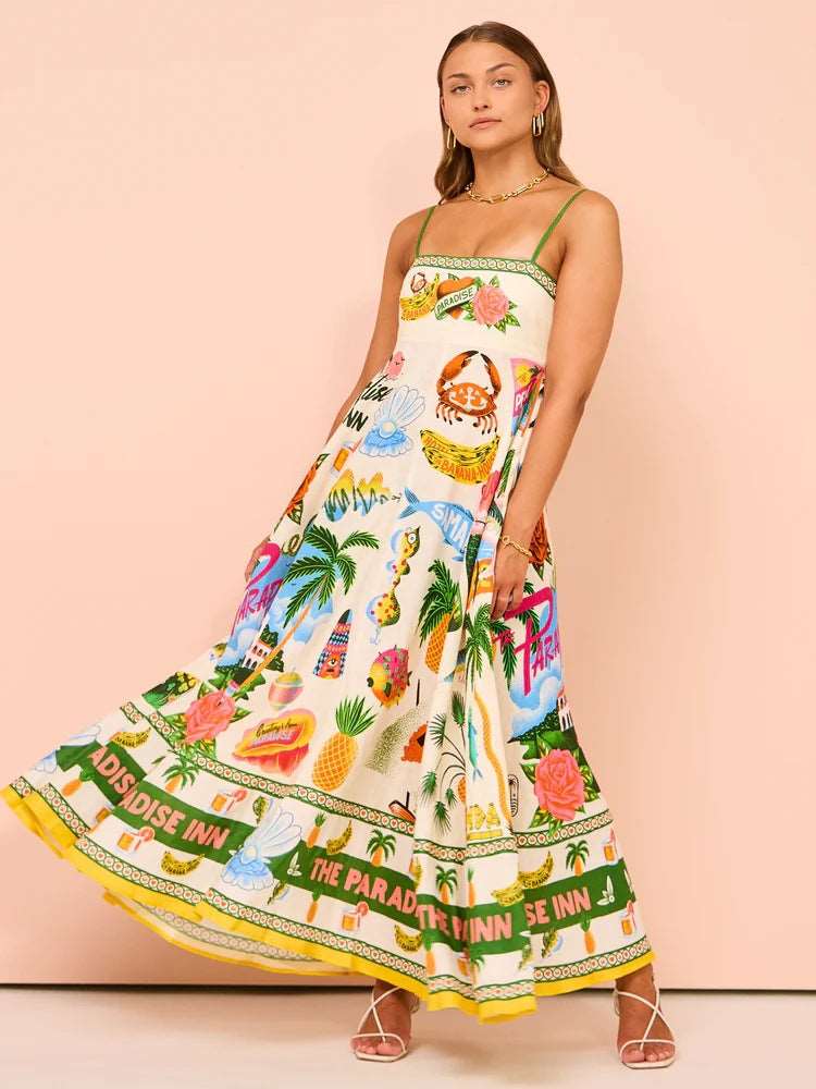 Vestido paraíso de verano de Frovian