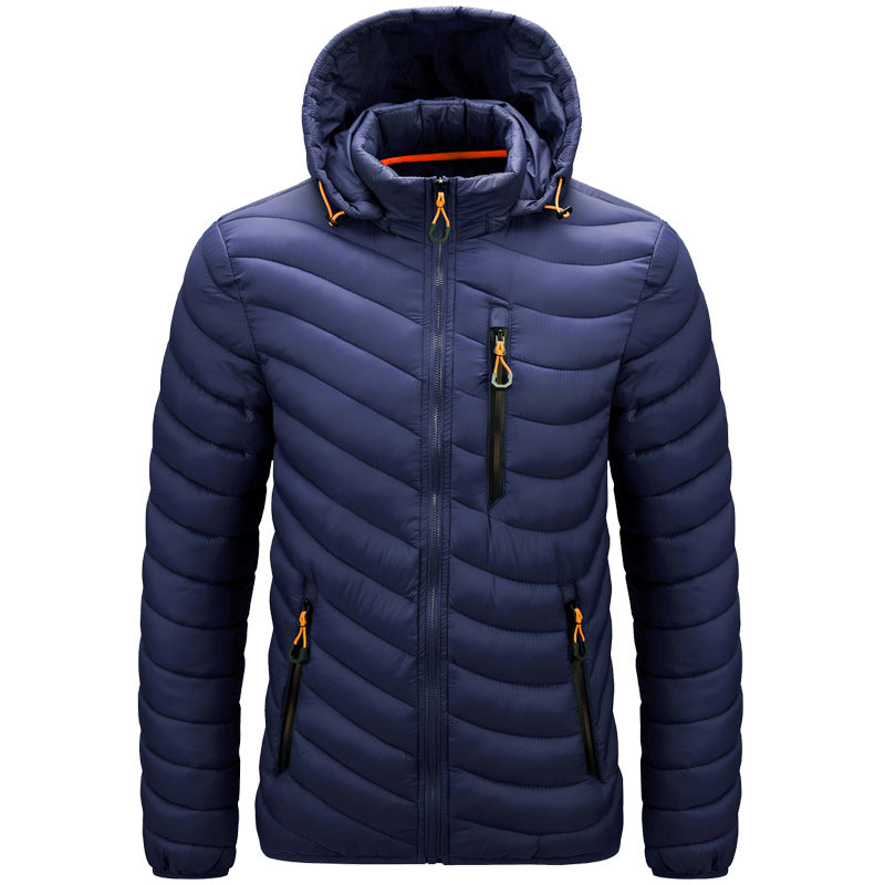 Chaqueta acolchada ligera para hombre con capucha - Sverre