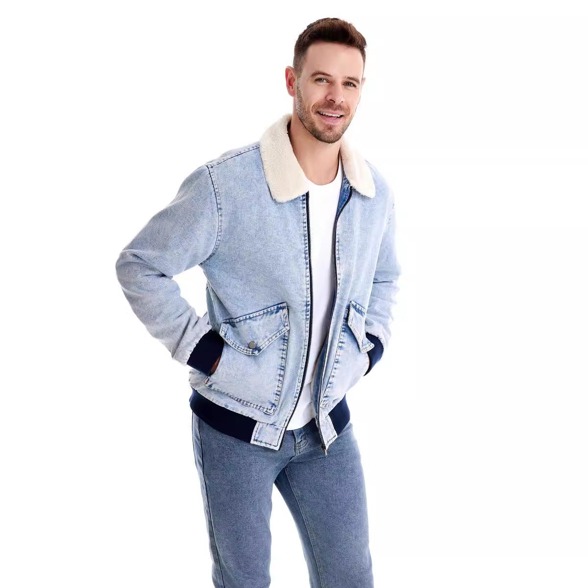 Chaqueta hombre denim - Kaspar