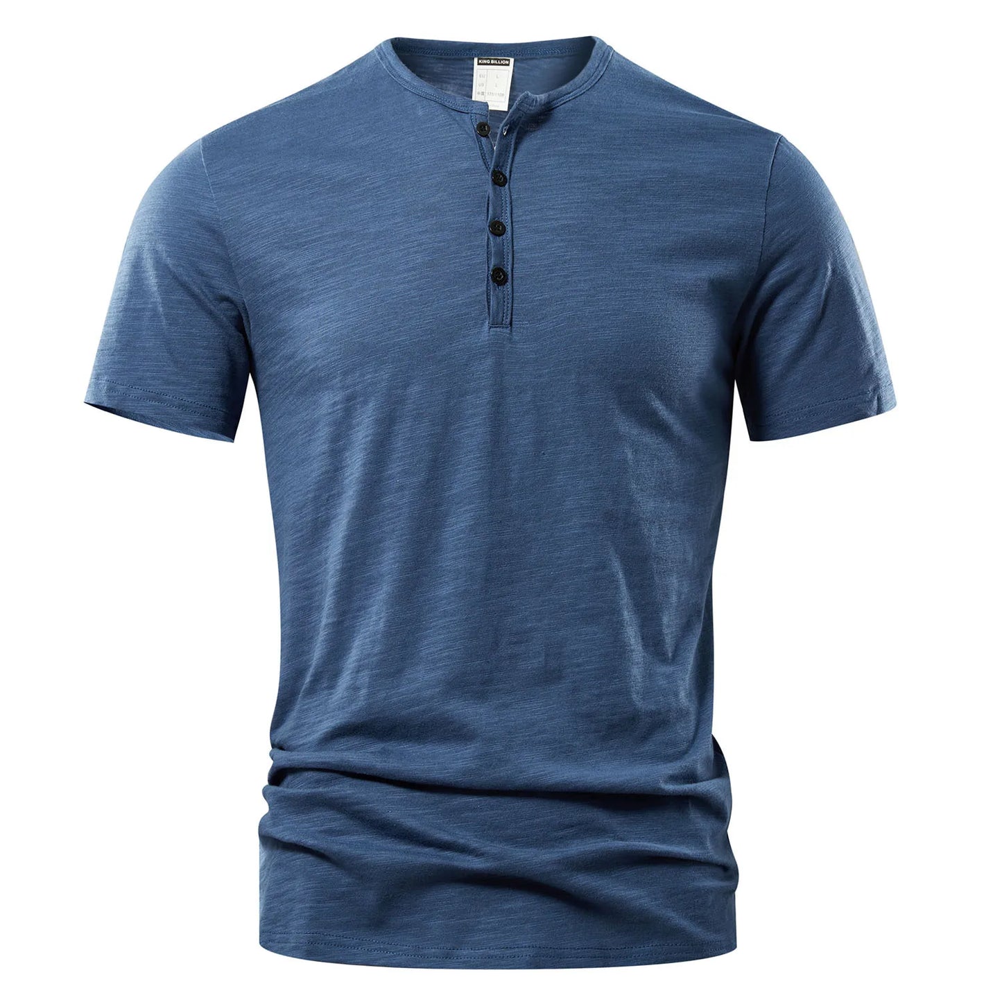 Camiseta Henley para hombre - Casual y clásica