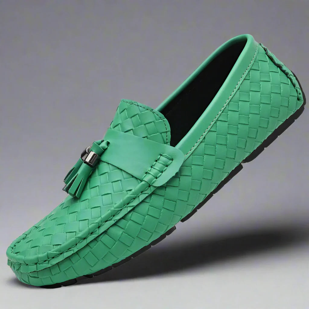 Mocasín de piel con borla - Davin