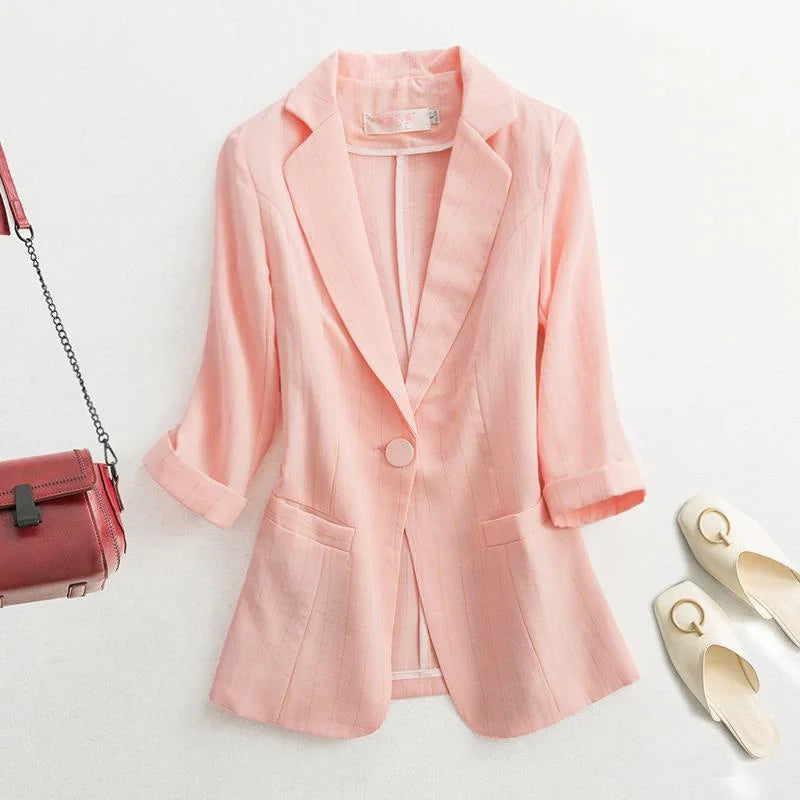 Blazer solapa elegante - Adrielle