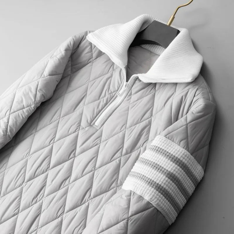 Sudadera acolchada con cremallera para hombre - Adam