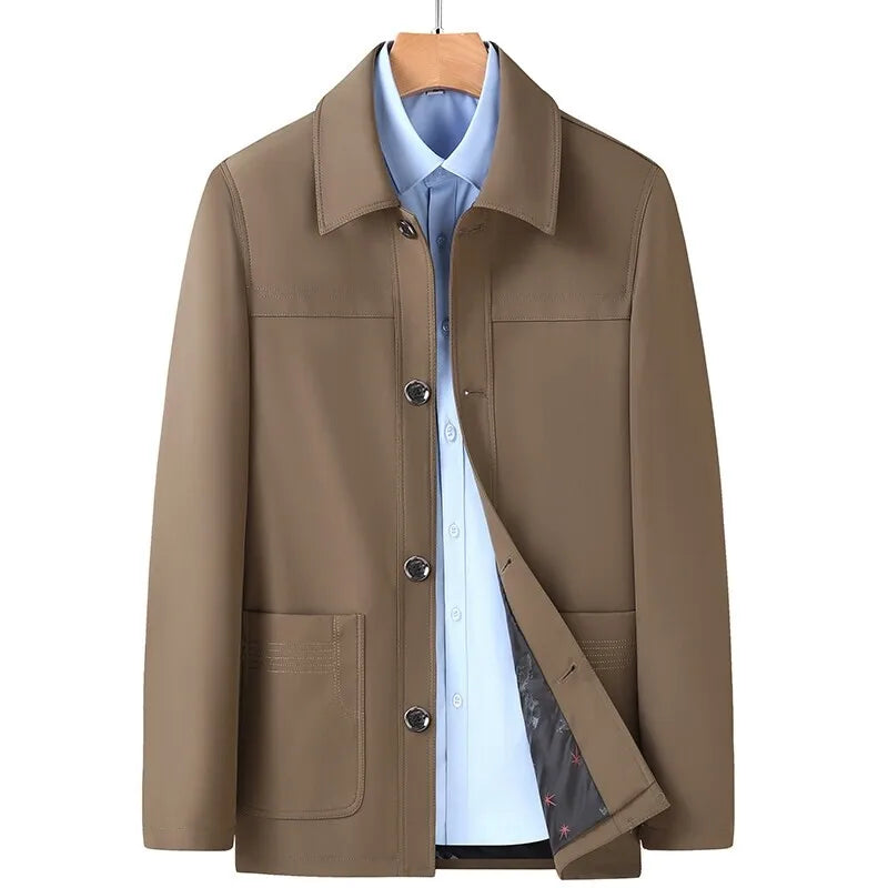 Chaqueta casual vegana con bolsillos de parche y botones - Samuel