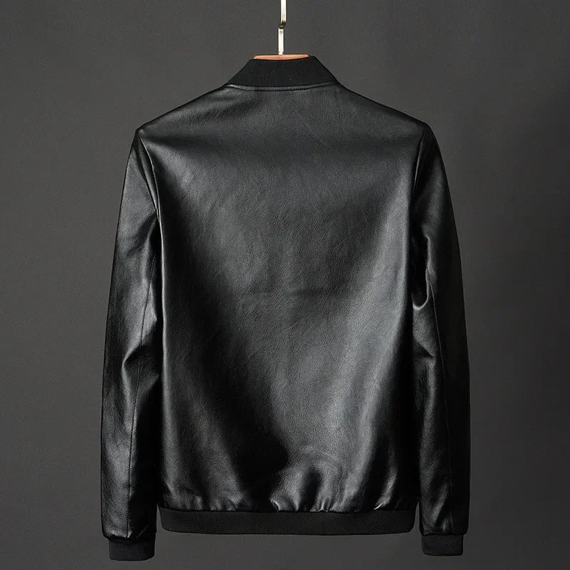 Chaqueta bomber para hombre en piel - Darel