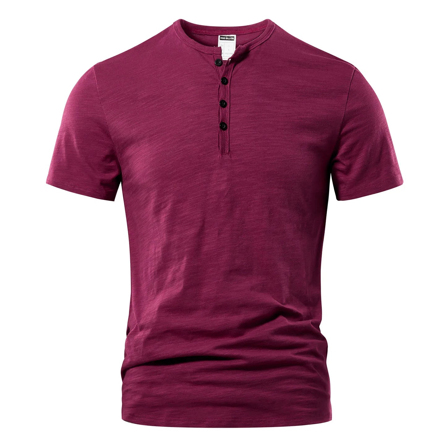 Camiseta Henley para hombre - Casual y clásica