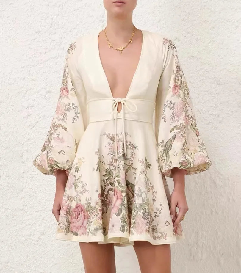 Mahalia - Vestido de tirantes con estampado floral