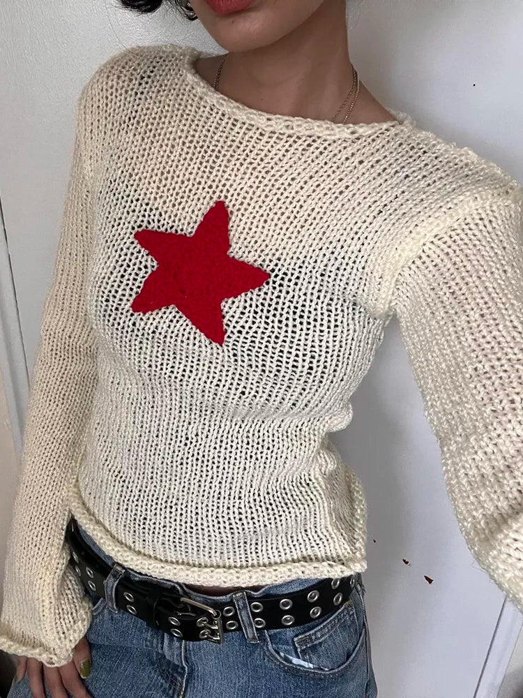 Start - Jersey de mujer con cuello redondo