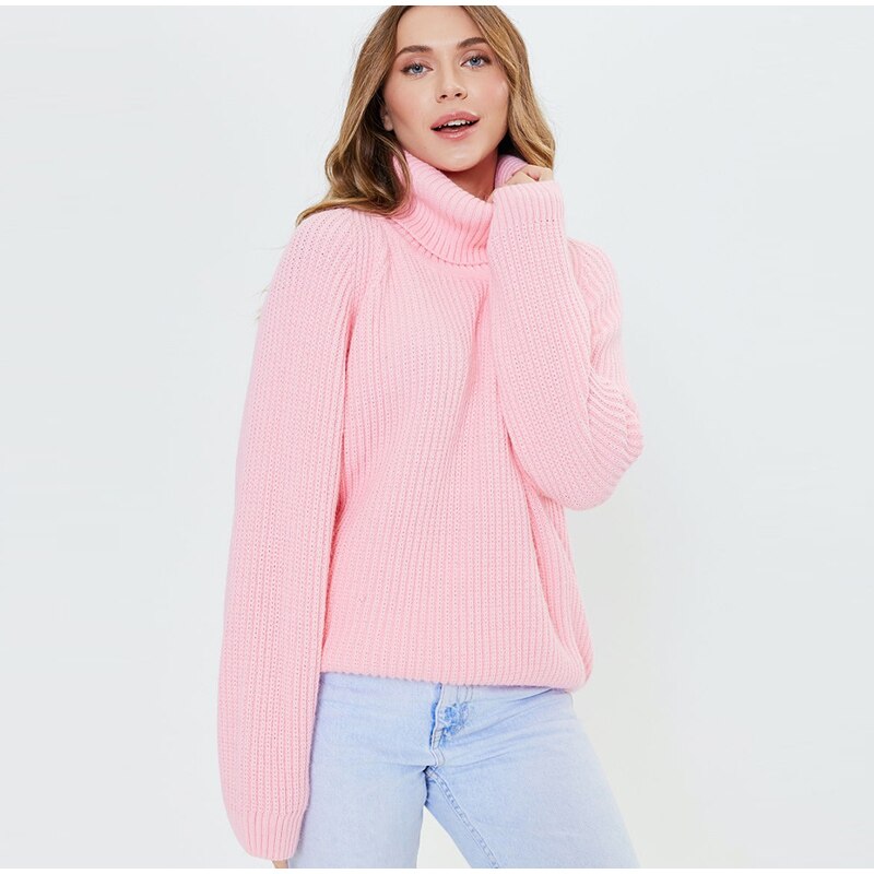 Ariadna - Jersey de punto con cuello alto