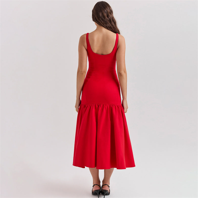 Ariana - Vestido elegante con pliegues y corte ajustado