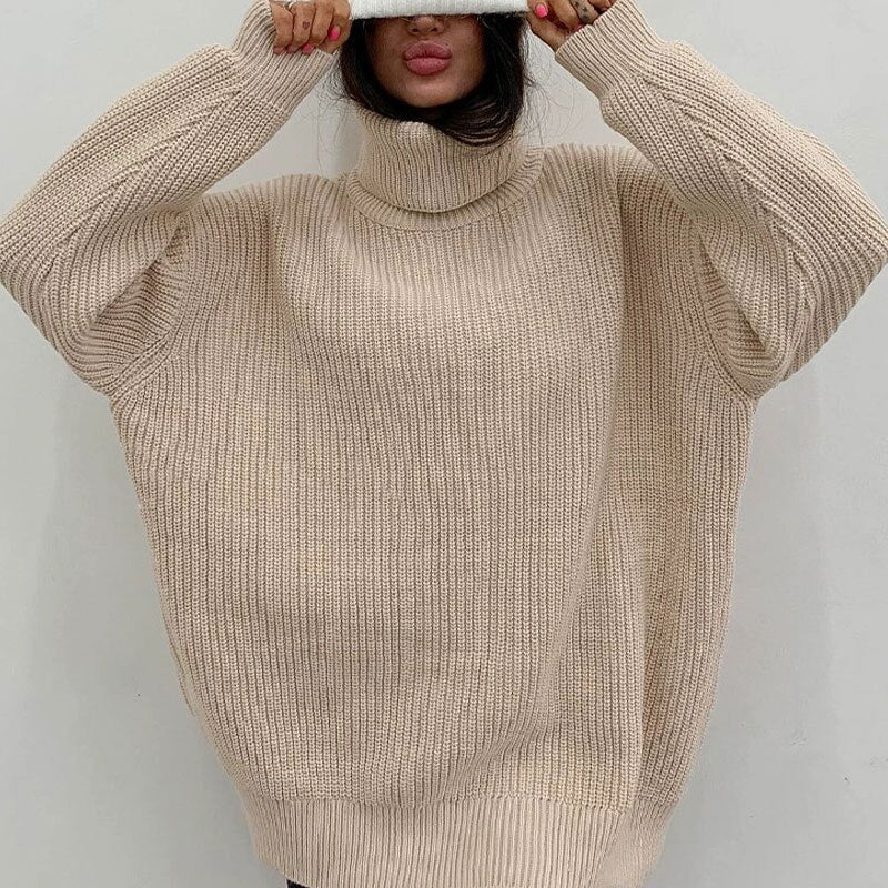 Ariadna - Jersey de punto con cuello alto