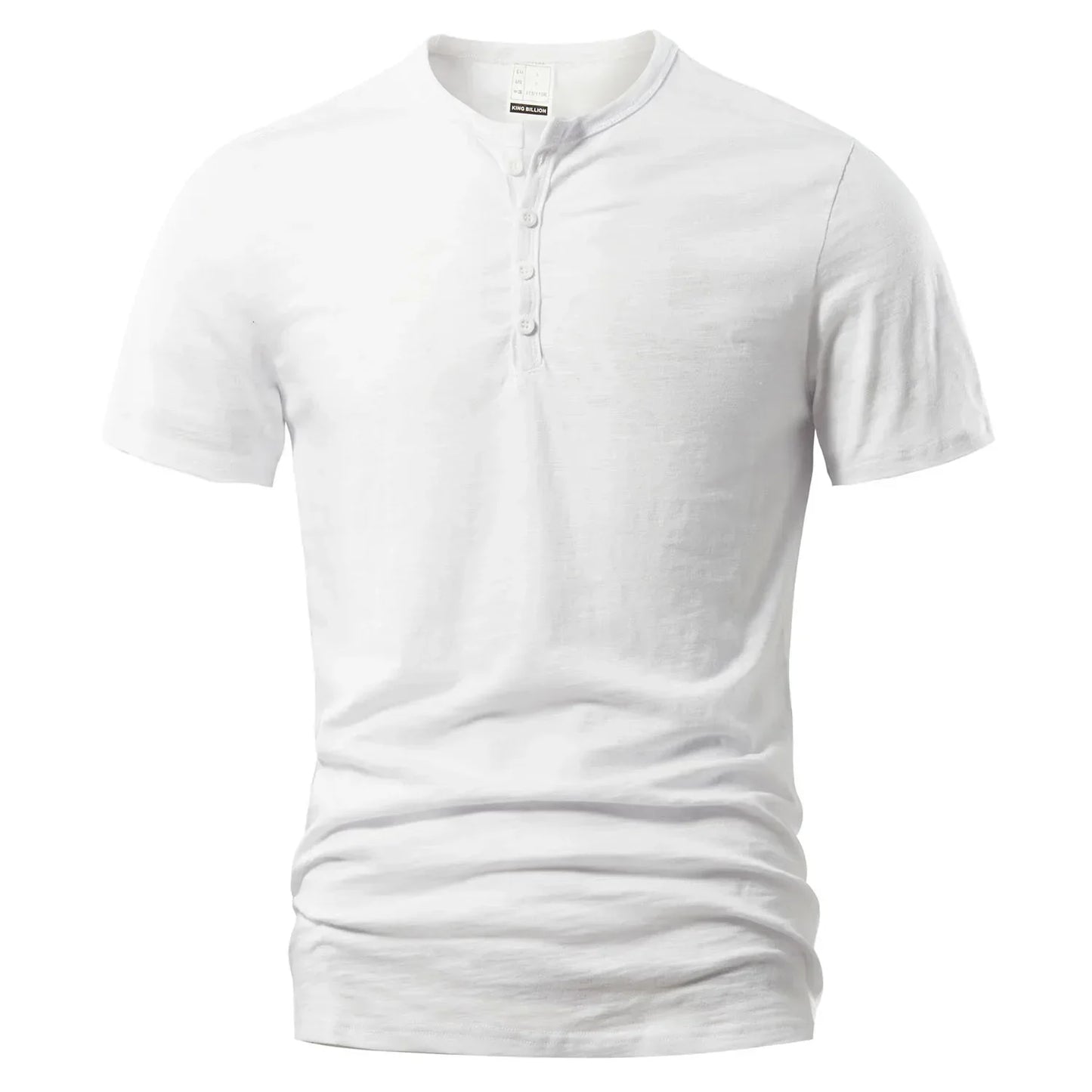 Camiseta Henley para hombre - Casual y clásica