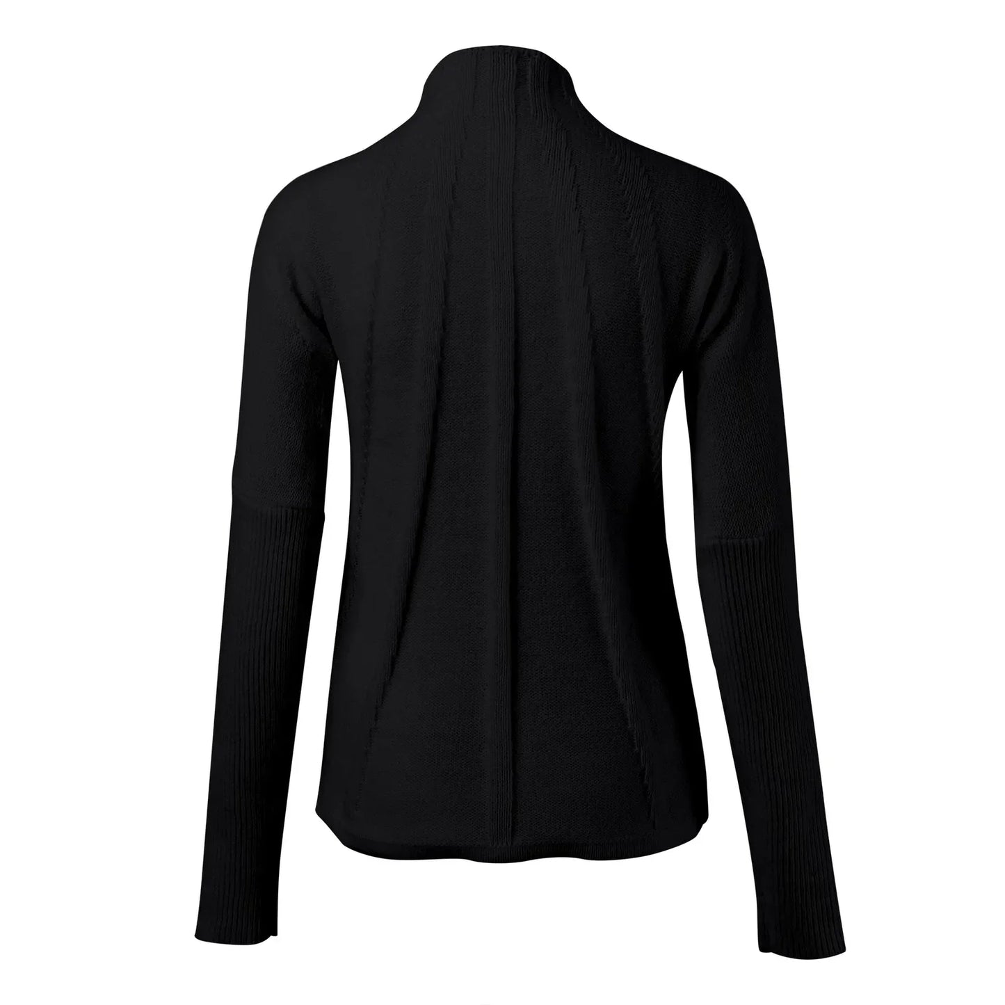 Elen - Jersey de cuello alto con elegantes pliegues