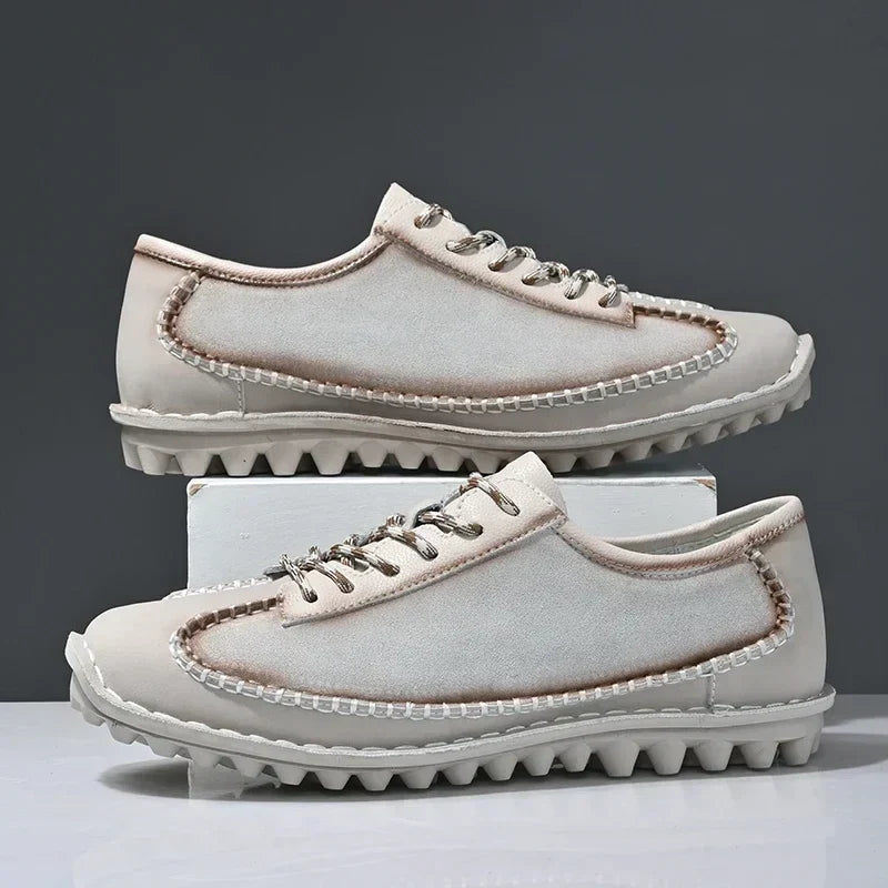 Zapatos de piel con parches - Robert