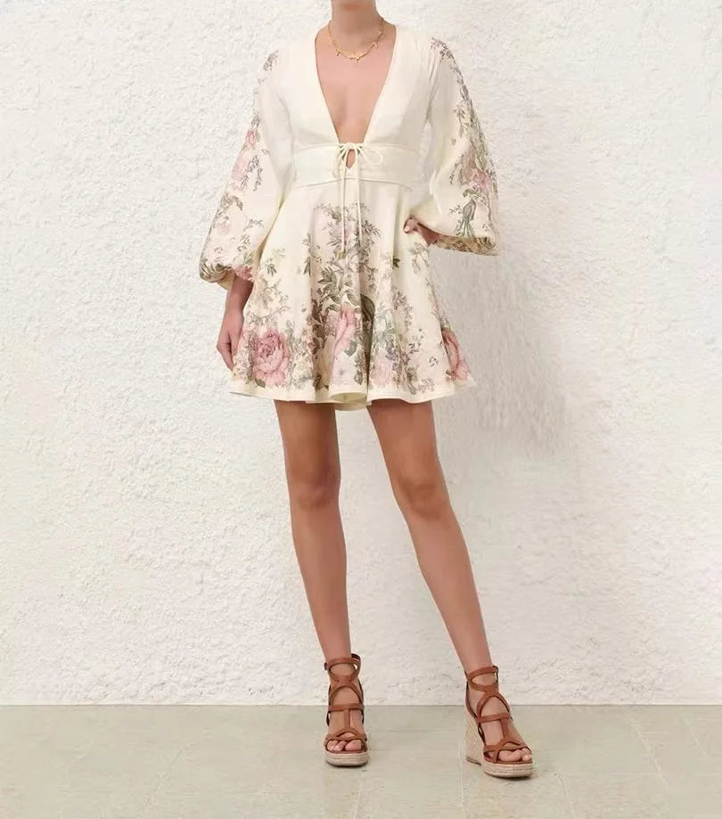 Mahalia - Vestido de tirantes con estampado floral