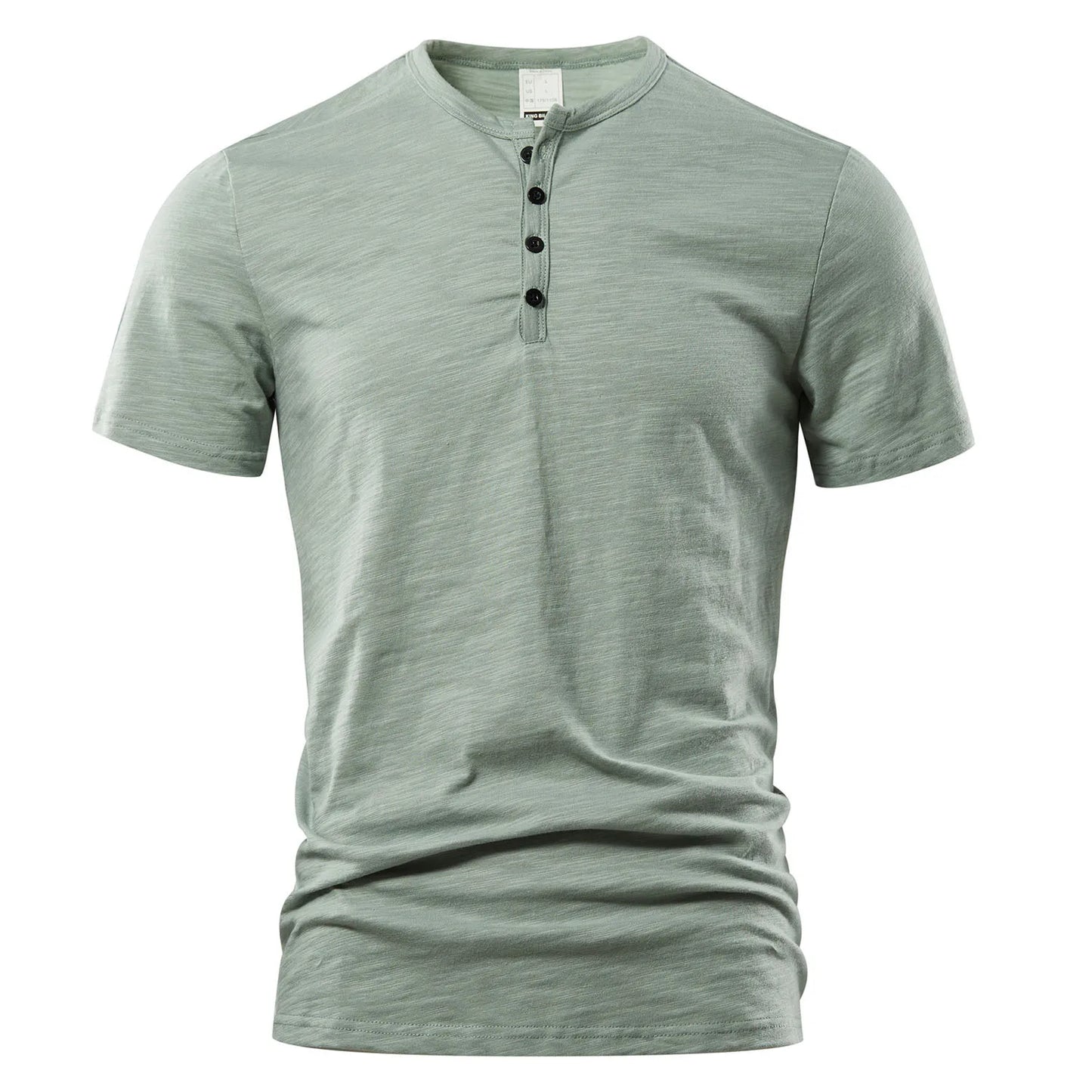 Camiseta Henley para hombre - Casual y clásica
