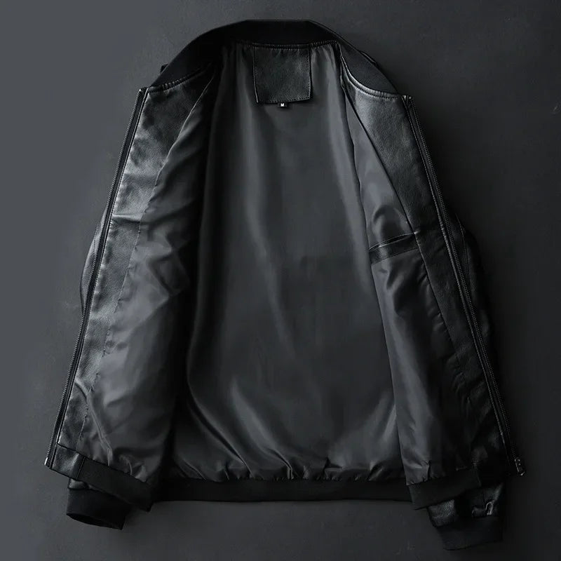 Chaqueta bomber para hombre en piel - Darel