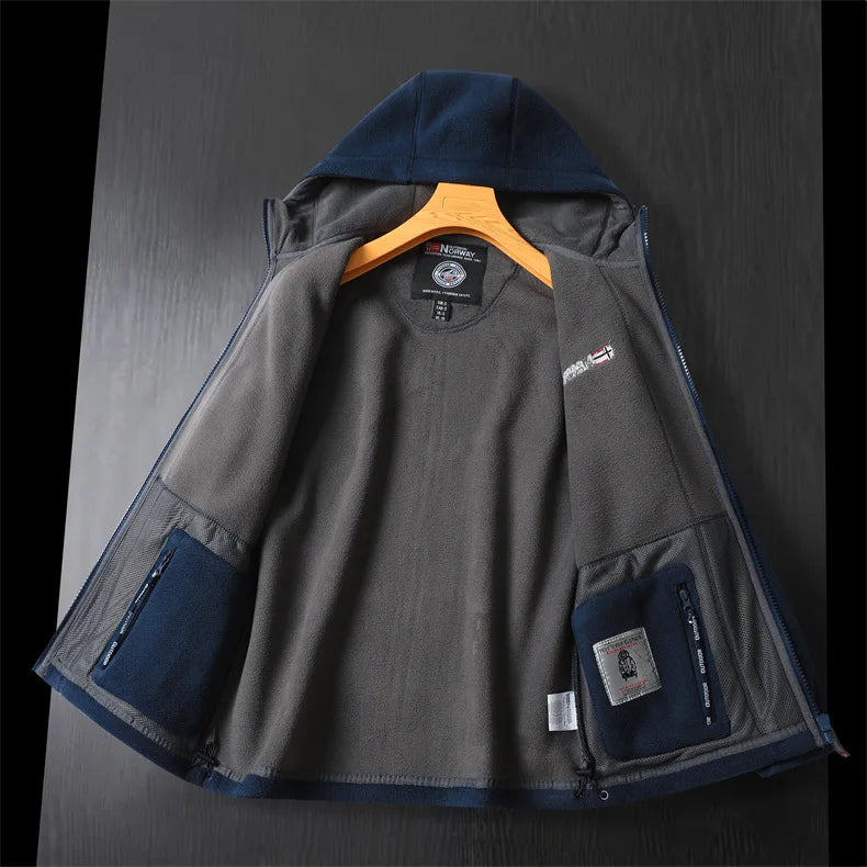 Mattew - Chaqueta con capucha y cremallera extra cálida
