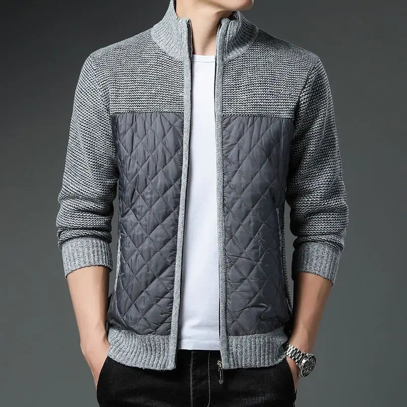 Chaqueta de punto con acolchado para hombre - Foster