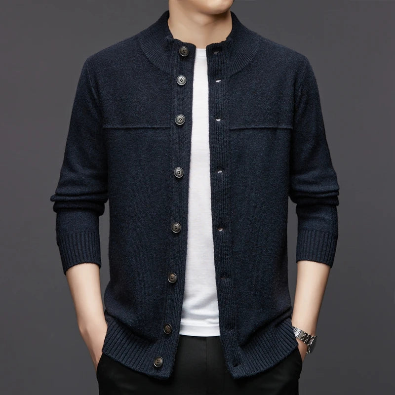 Cardigan de punto para hombre con botones - Elian
