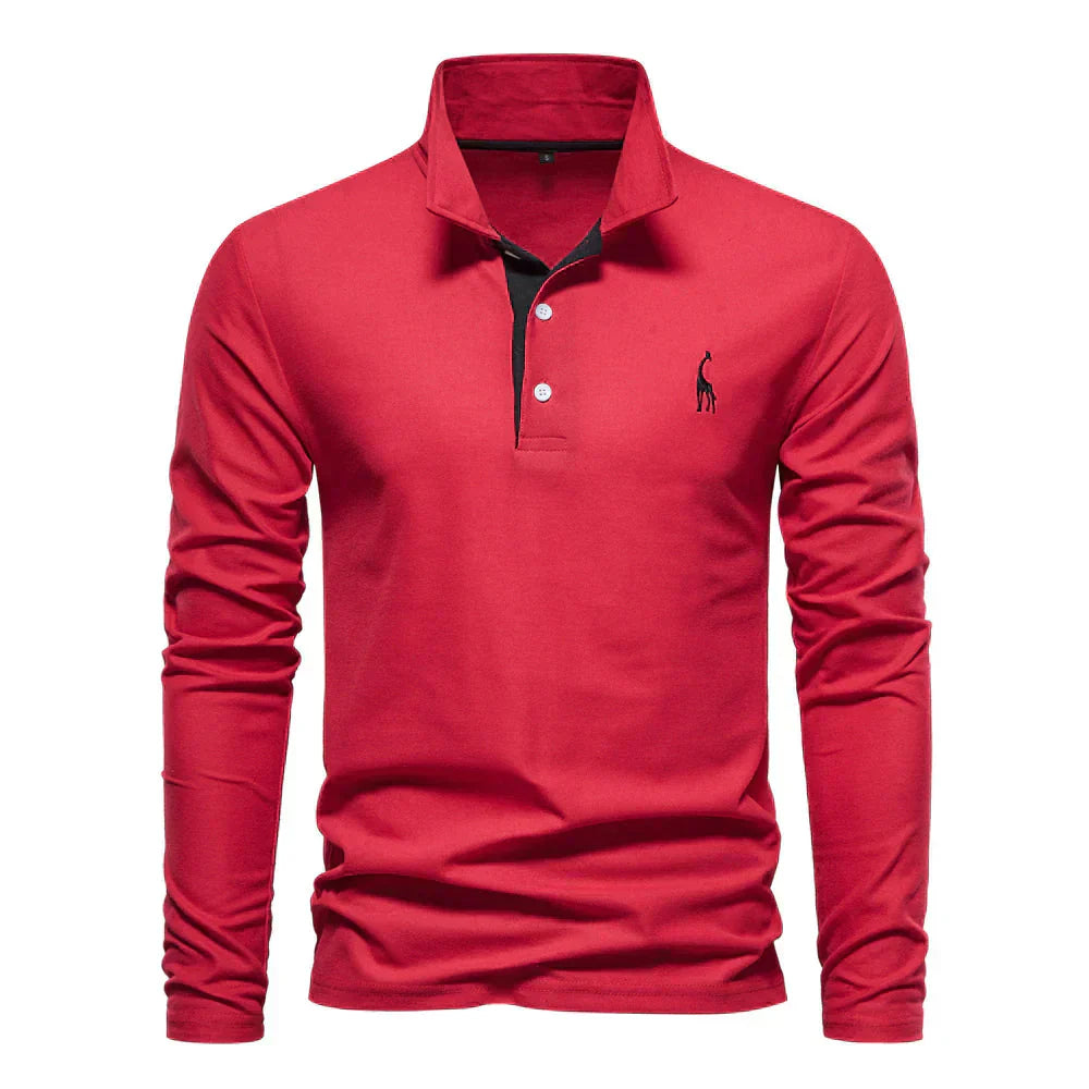 Ronny - Polo de manga larga para hombre
