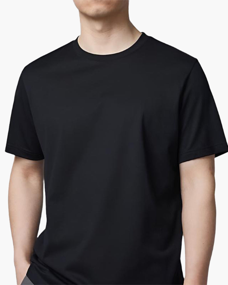 Camiseta de manga corta para hombre - Casual y cuello redondo