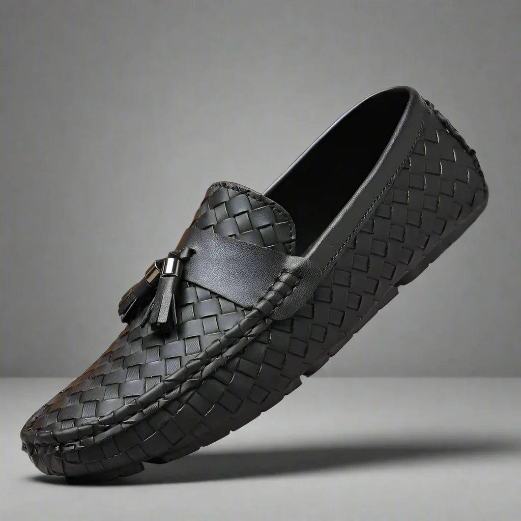 Mocasín de piel con borla - Davin