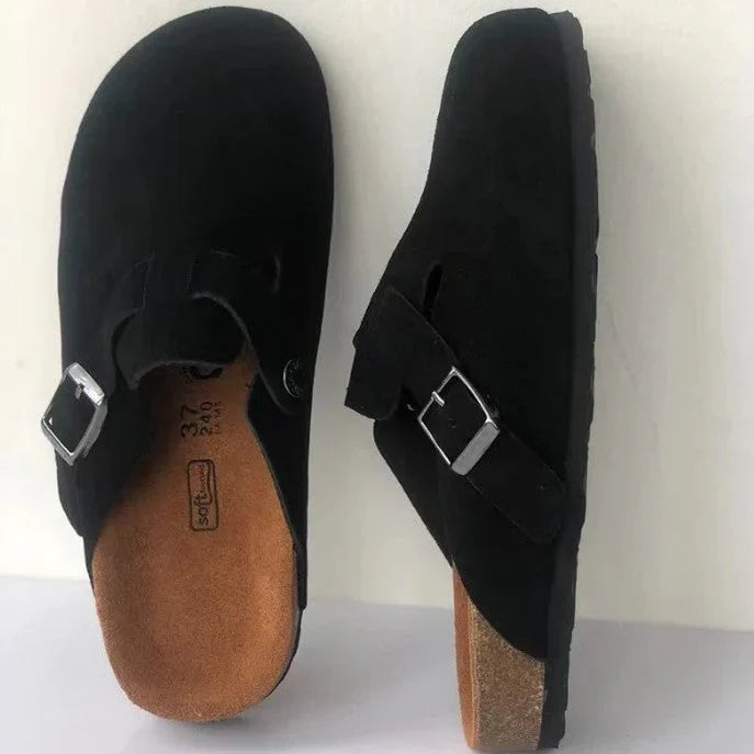 Boro - Sandalias unisex de piel, elegantes y cómodas