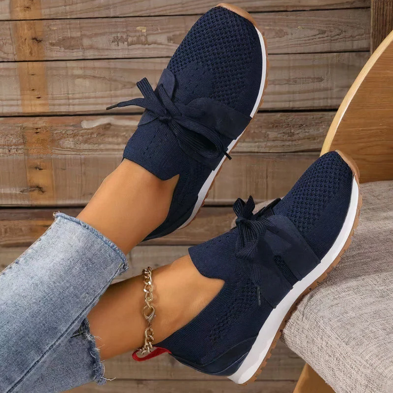 Wiebke - Zapatilla deportiva para mujer de malla, especialmente transpirable