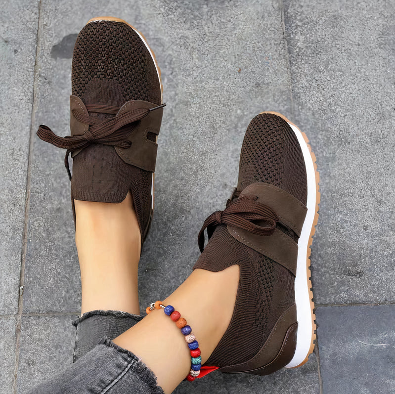 Wiebke - Zapatilla deportiva para mujer de malla, especialmente transpirable