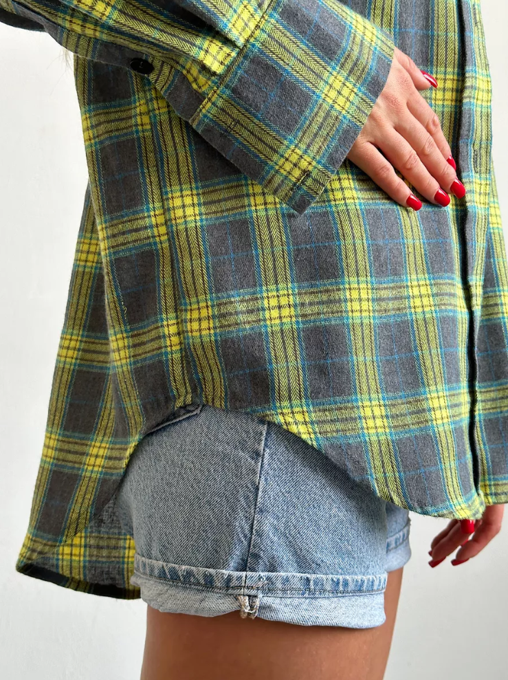 Camisa de franela Sophie mujer - A cuadros y con estilo