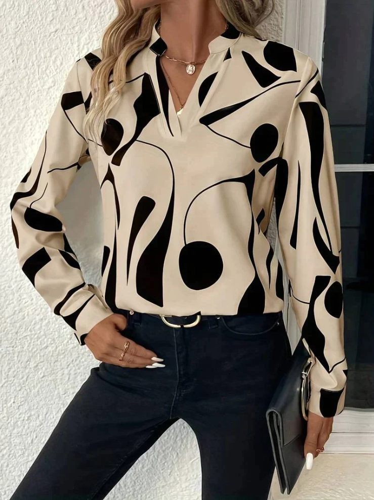 Blusa Isabelle señora - Elegante y estampada