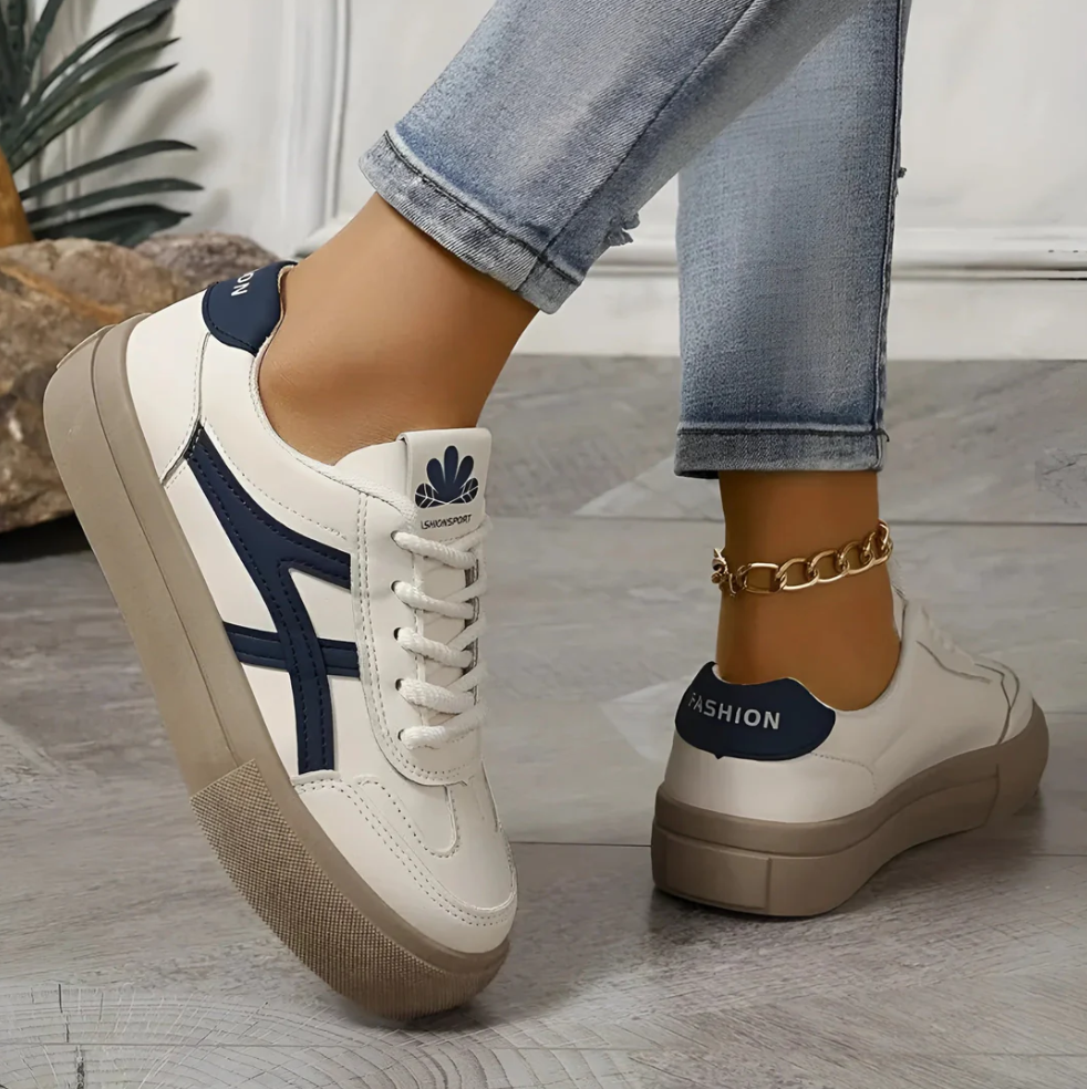 Zapatillas con cordones de punto Maya para mujer - Flexibles y cómodas