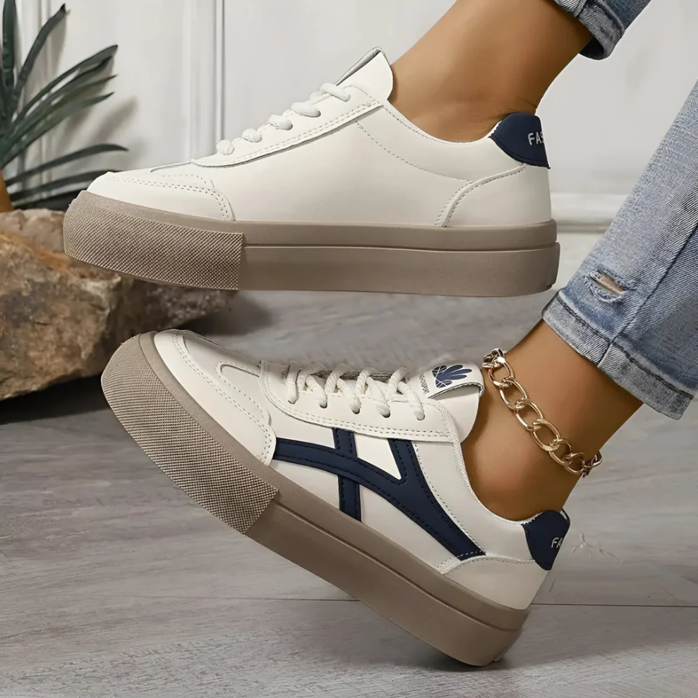 Zapatillas con cordones de punto Maya para mujer - Flexibles y cómodas