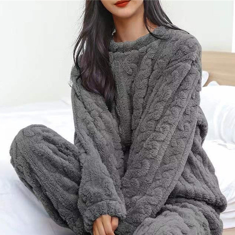 Conjunto de pijama de forro polar para mujer Emma - Cálido y acogedor