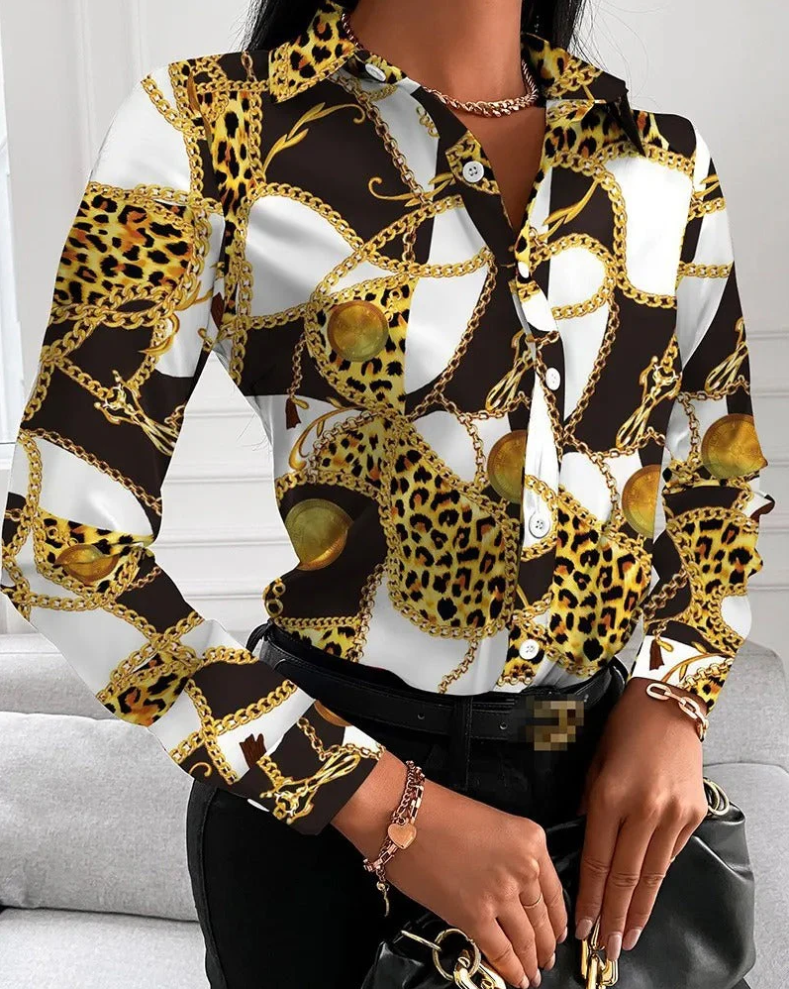 Blusa retro Lena para mujer - atemporal y elegante
